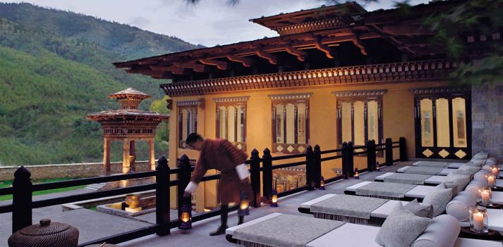 Bhutan. Luxury lodge nei pressi di Paro e Thimpu: Amankora